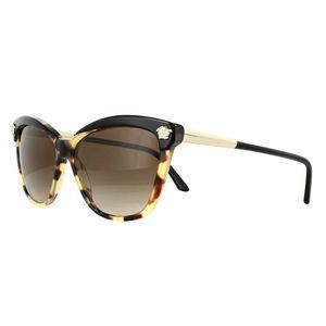 Versace Sunglass VE4313A 517713 Blk Hav Gld w/Brn